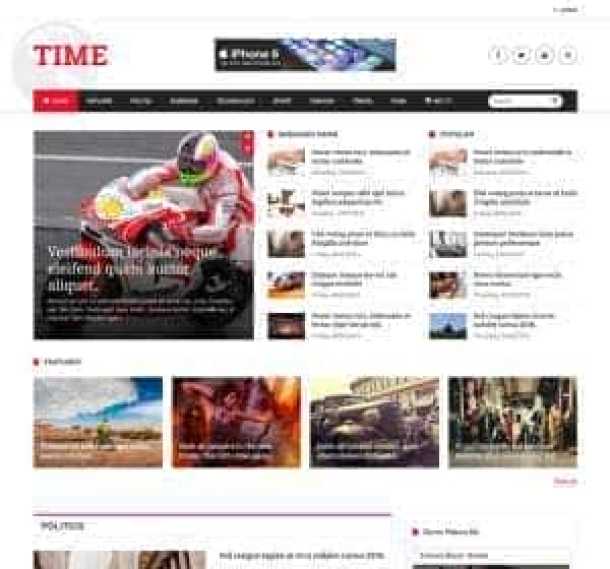 JSN Time 2 - News and magazine