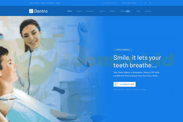 JoomShaper Design Dentro - Dentists Clinics