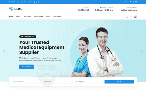 TZ Medil - Medical, Doctor & Health Care