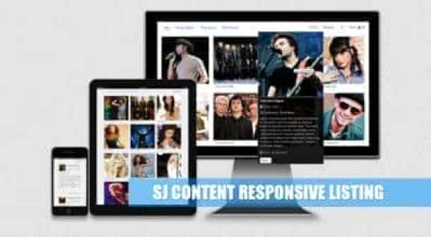 SJ Content Responsive Listing