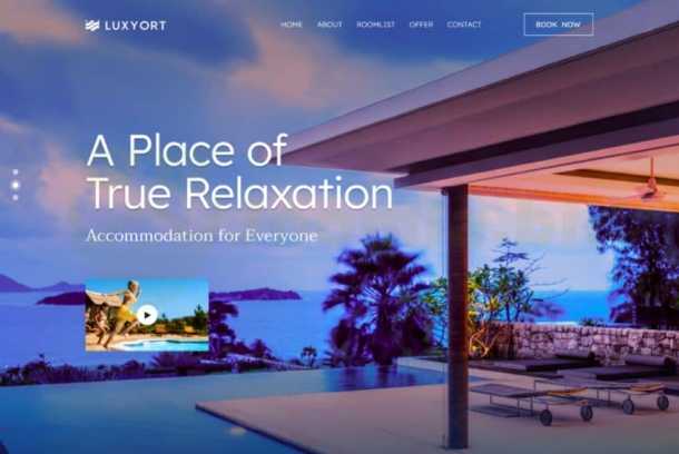 JoomShaper Luxyort - Resort & Holiday