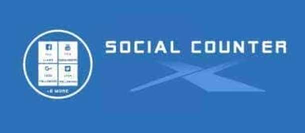 JUX Social Counter