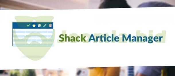 Shack Article Manager Pro