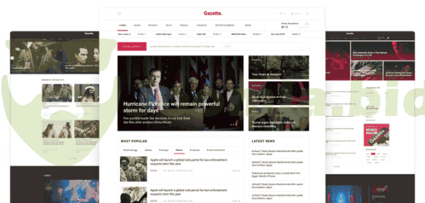 JoomShaper Gazette - News & Magazine