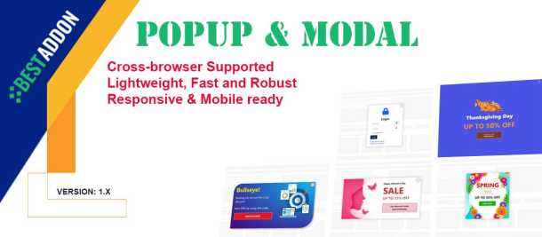 BA PopUp  Drag & Drop builder to create any kind of popups & more