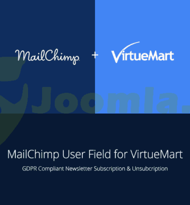 MailChimp User Field for VirtueMart