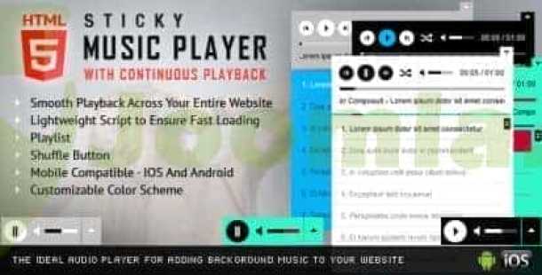 Vina HTML5 Audio Player