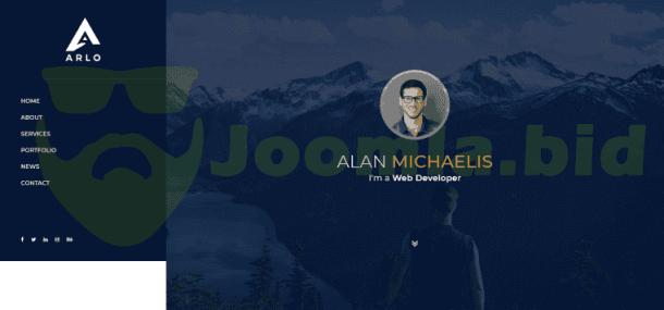 Arlo - Personal / Portfolio / Resume (ThemeForest)