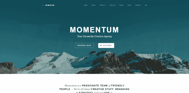 CTHthemes Momentum - OnePage