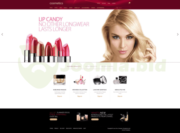 Hot Cosmetics - Web Store VirtueMart