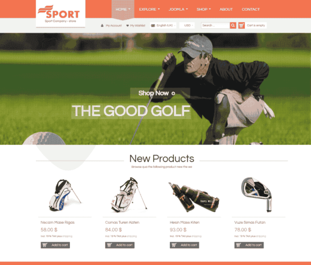 SJ Sport Store - JoomShopping