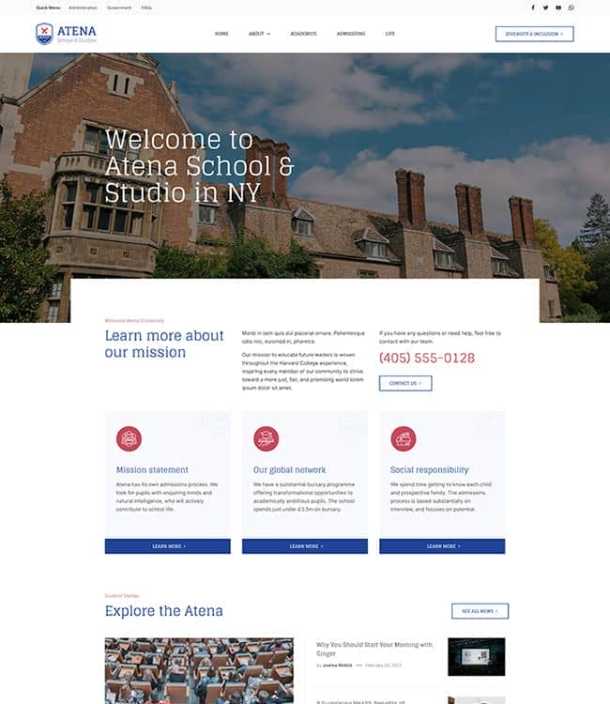 JA Athena - School & University