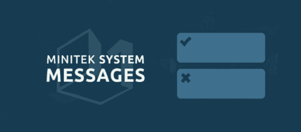 Minitek System Messages Pro