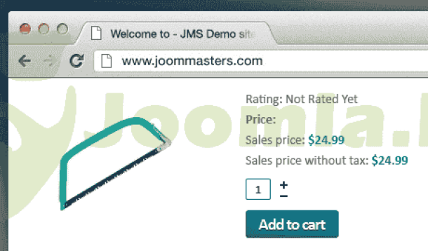 JMS quantity related price Virtuemart