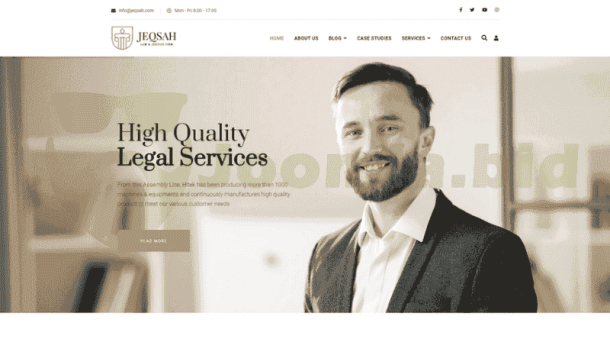 Jeqsah - Law Lawyer & Attorney (ThemeForest)