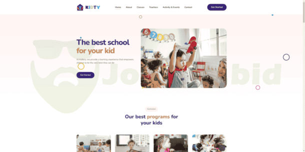 Kidty - Kindergarten, Rreschool, events