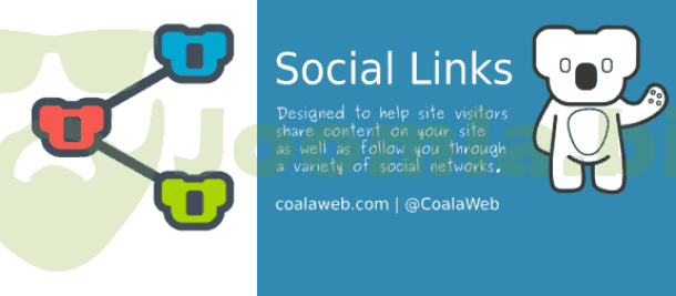 CoalaWeb Social Links Pro