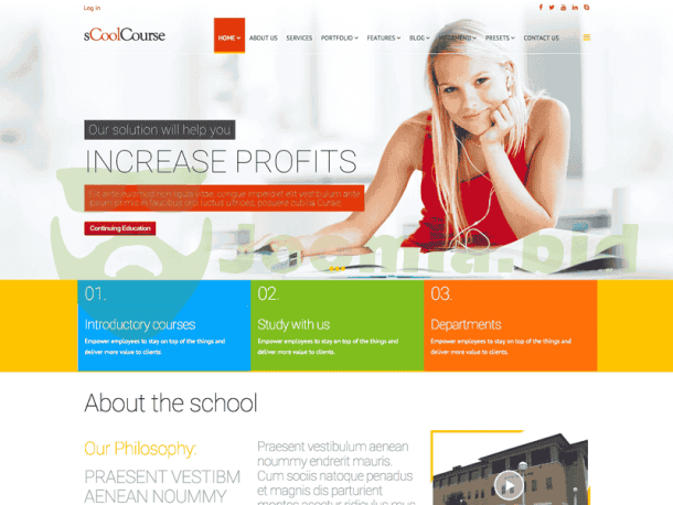 sCoolCourse (ThemeForest)