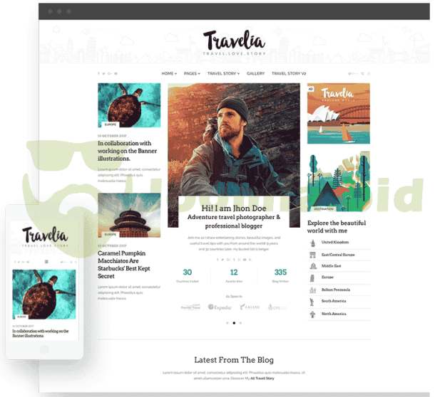 JoomShaper Travelia - Tour Guide