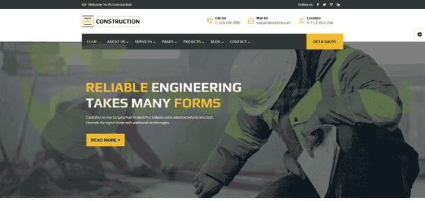 RS Construction - Architecture (ThemeForest)