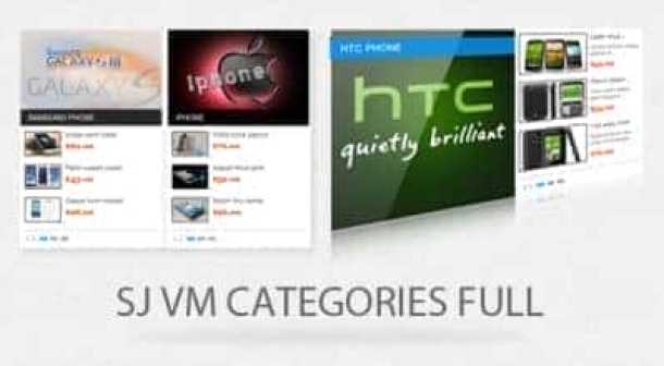 SJ Categories Full for Virtuemart