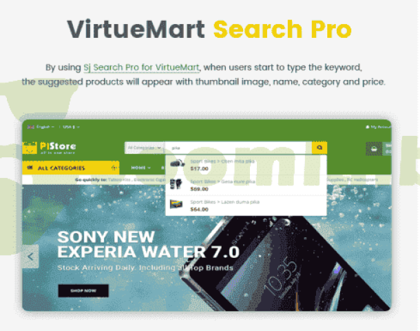 Sj PiStore - VirtueMart