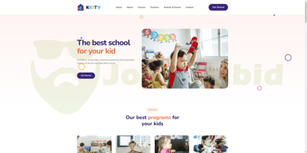 Kidty - Kindergarten, Rreschool, events