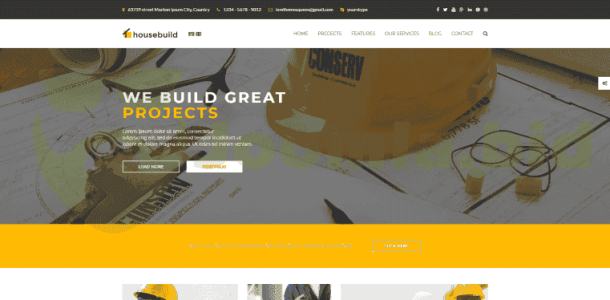 Housebuild - Construction (ThemeForest)