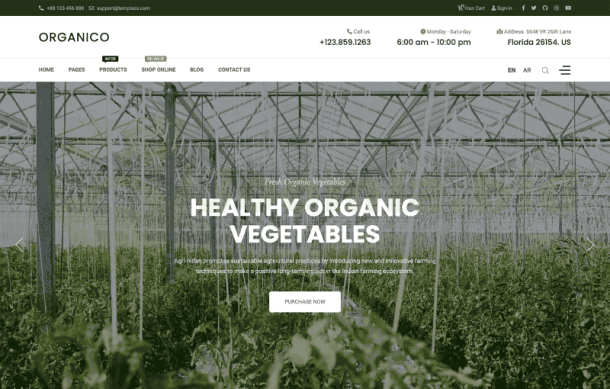 Organico - Nutritionist Food & Farm Hikashop