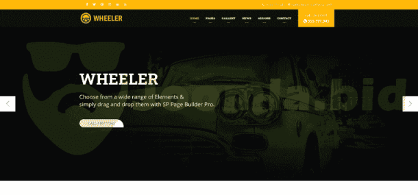 Wheeler - Taxi Company & Cab (ThemeForest)