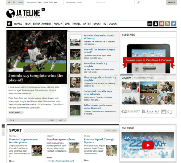 JA Teline IV - News Magazine