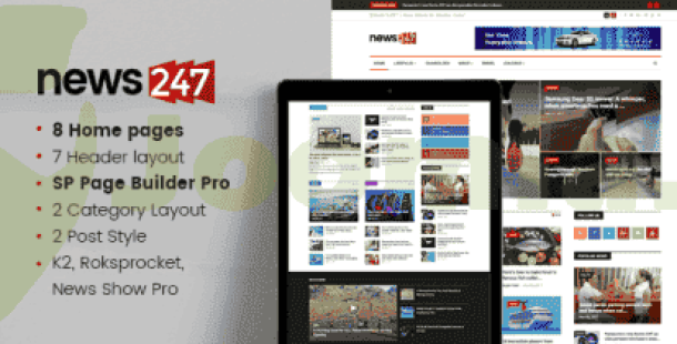 News247 - Magazine Newspaper (ThemeForest)