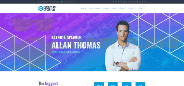 Eventus - Events (ThemeForest)