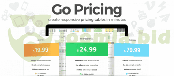 Go Pricing - pricing & tables