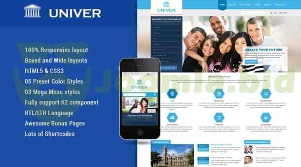 SJ Univer - Education SmartAddons