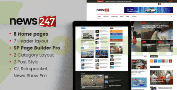 News247 - Magazine Newspaper (ThemeForest)