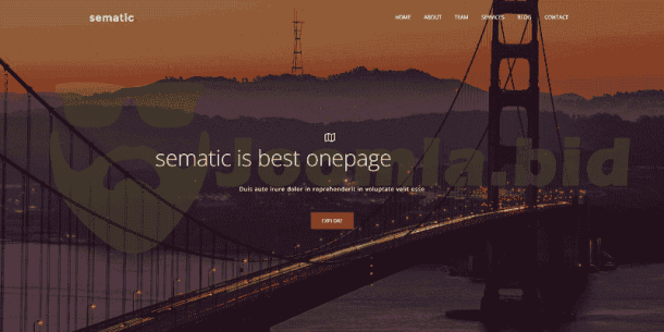 Sematic - One Page (ThemeForest)