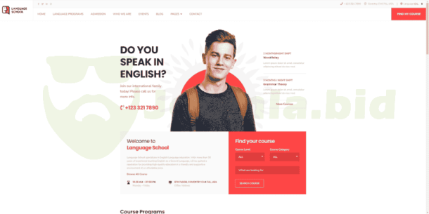 JoomShaper Language School - Club, & Coaching