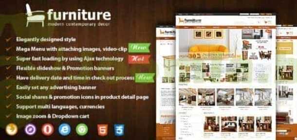 Furniture Store - Virtuemart