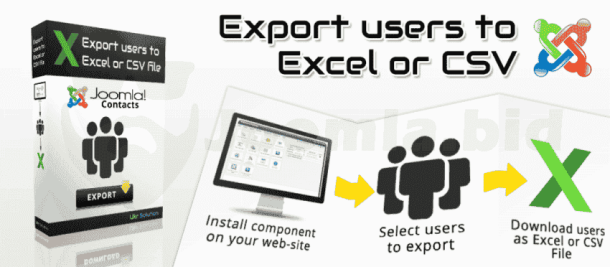 Export users to Excel or CSV file