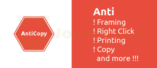 AntiCopy Full - protect content being copied or via Devtool F12