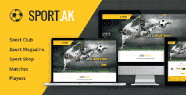Sport.AK - Soccer Club & Sport (ThemeForest)