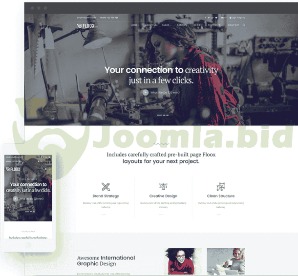 JoomShaper Floox - Corporate & Agency