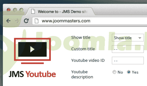 JMS Youtube for Virtuemart