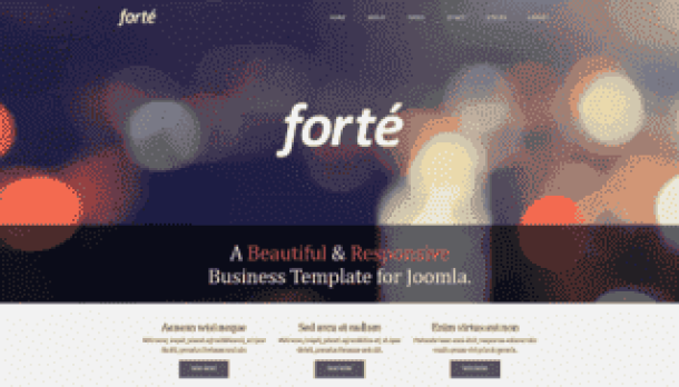 Forte - JoomlaXTC