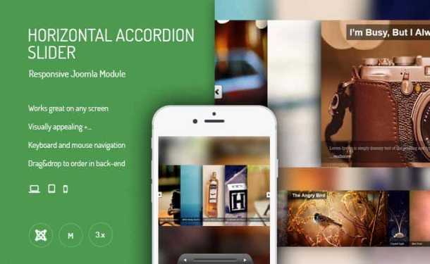 JUX Horizontal Accordion Slider