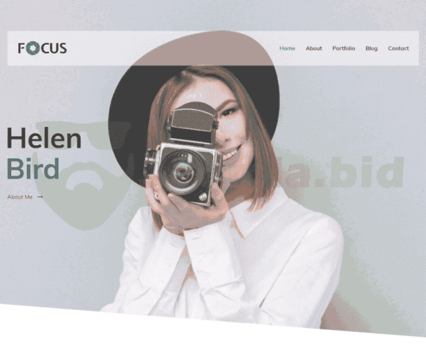 Focus - Photographer portfolio (ThemeForest)