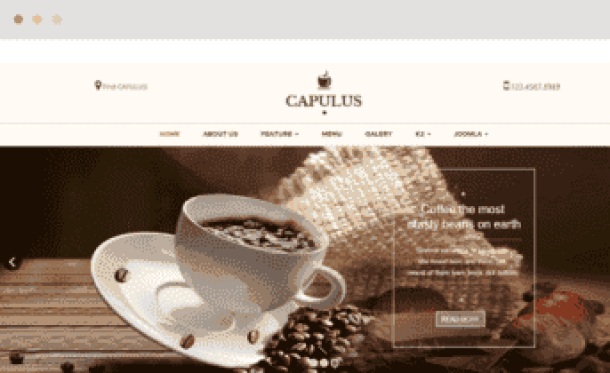 JoomlaUX Capulus - Coffee