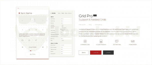 Grid Pro – Custom Element for Yootheme Pro